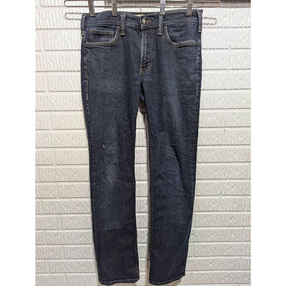 Silver Jeans Authentic Men's Blue Dark-Wash Mid-Rise Straight-Leg Jeans Size 32/ - Picture 1 of 8